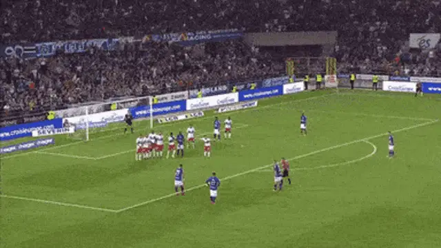 Strasbourg Lienard Football Match Action