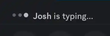 Josh Is Typing