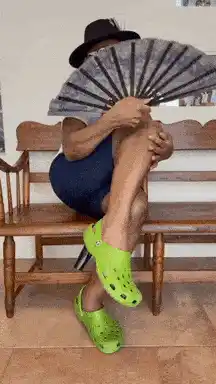 Croc Heel, Croc Fan Style