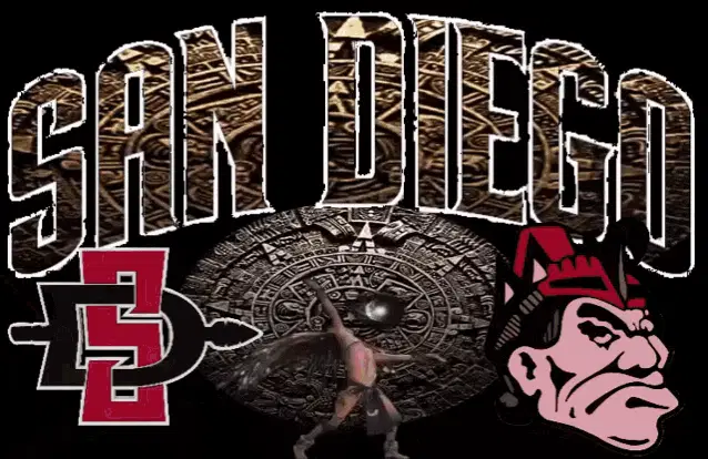 San Diego Aztecs Logo Animation