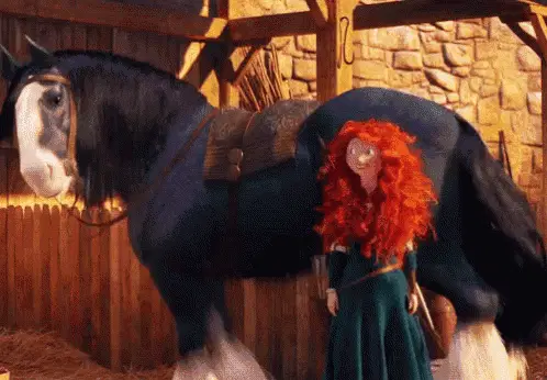 Merida Disney Princess with Her Horse