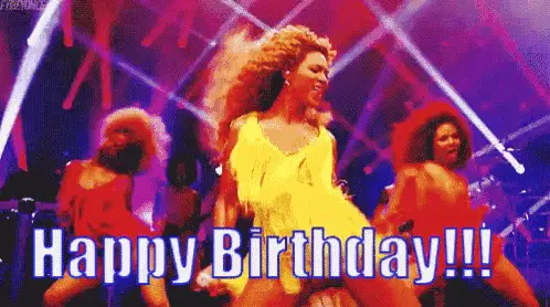 Beyoncé - Happy Birthday! Performance – birthday memes meme GIF free download no watermark 2026