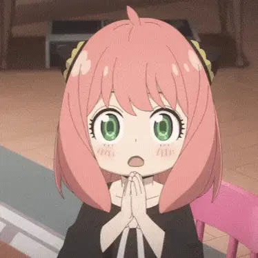 Anya Forger's Shocked Reaction - Spy X Family – free GIF download