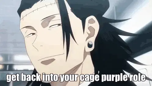 Geto's Purple Role Taunt