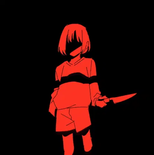 Chara with Knife
