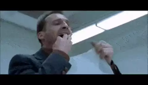Man Eating Paper (Red Dragon)