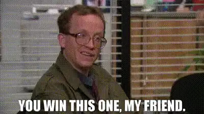 You Win This One - The Office Quote