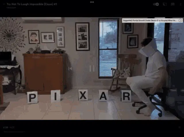 Funny Pixar Lamp Intro Parody