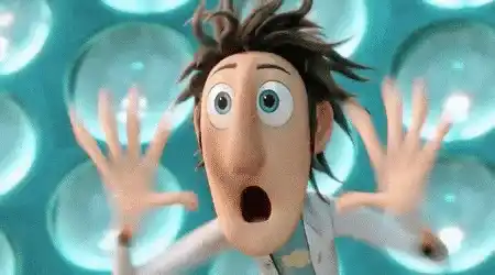 Flint Lockwood's Shocked Reaction