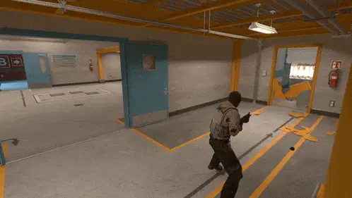 CS2 Explosion Sends Player Flying