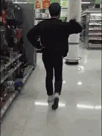 Isaac Holman of Soft Play Dancing in Store
