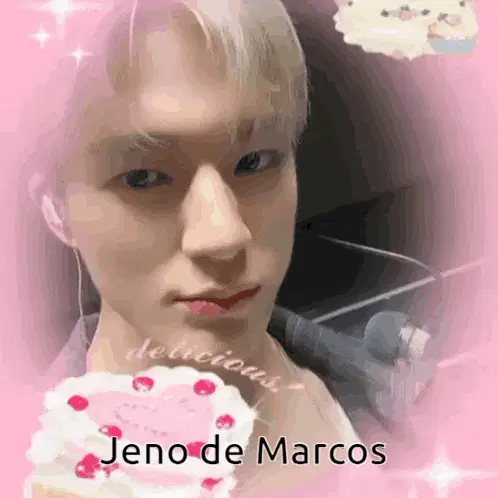Jeno NCT Dream de Marcos with Cake