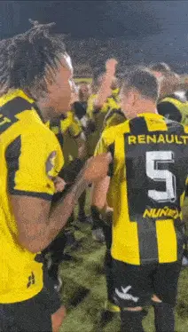 Abel Hernández Peñarol Player Celebration