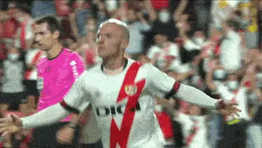 Rayo Vallecano: Isi Palazón Goal Celebration