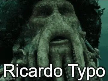 Davy Jones Ricardo Typo Meme