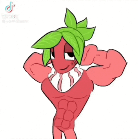 Dandy's World Buff Sprout Flexing GIF - Share & View on KLIPY