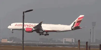 Air India A350 Landing