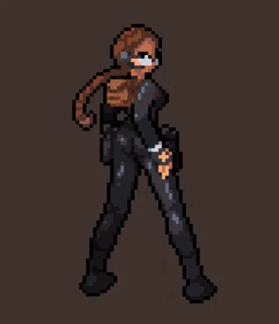 Lara Croft Pixel Art Transformation