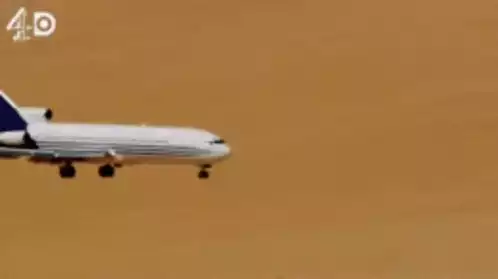 Dramatic Plane Crash Landing in Desert