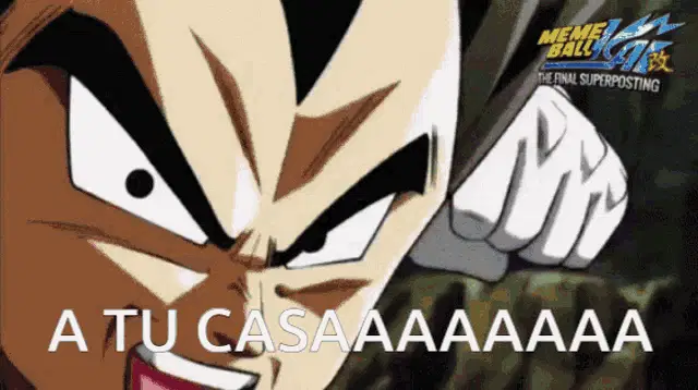 A Tu Casa Pa Tu Casa Vegeta Meme