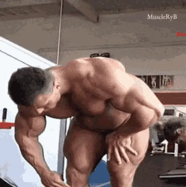 Jean Fux Bodybuilder Posing