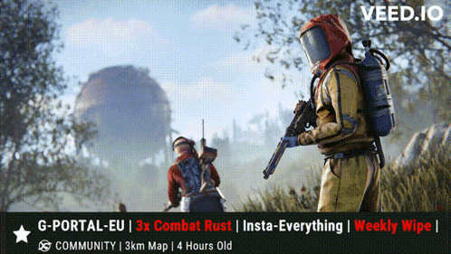 Combat Rust Server Promo: G-PORTAL-EU