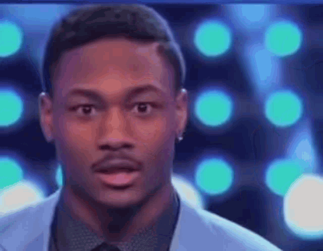 Stefon Diggs' Expressive Look