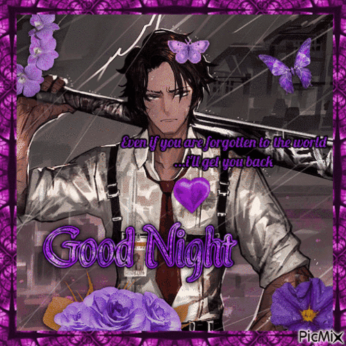 Heathcliff from Limbus Company: Good Night Message