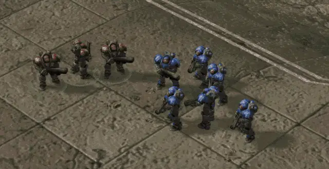 Dancing Marines in Starcraft 2