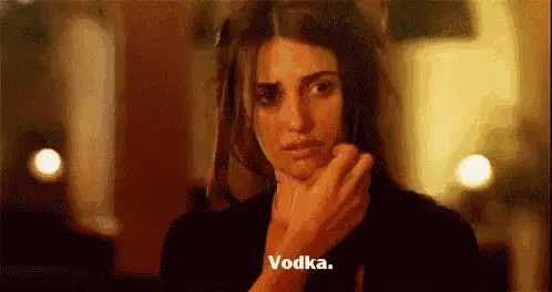 Penelope Cruz as Maria Elena: Vodka Scene