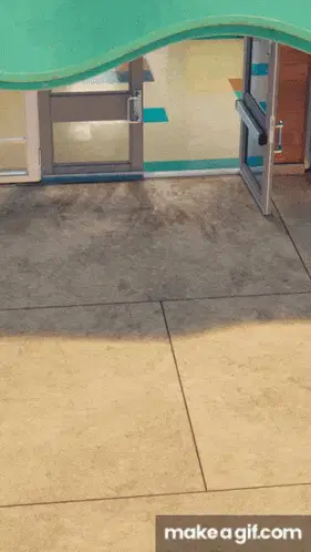 Leos Running into Kindergarten