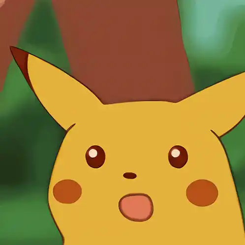 Surprised Pikachu Meme
