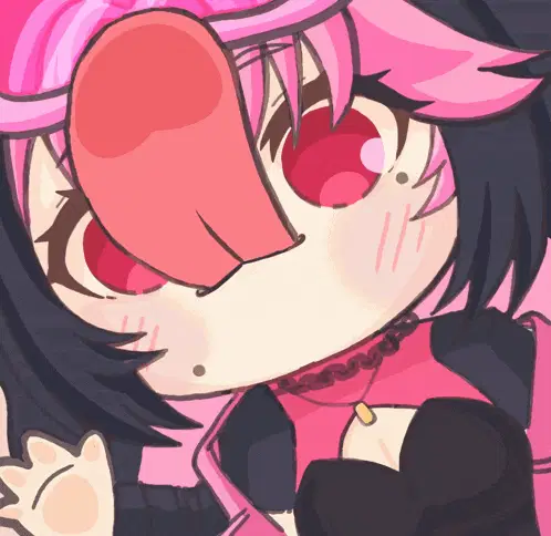 Shura Hiwa Lamer: Pink-Haired Anime Girl – free GIF download