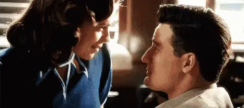 Hayley Atwell & Enver Gjokaj Kiss as Peggy & Daniel