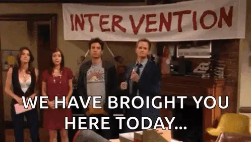 Intervention Scene from TV Series