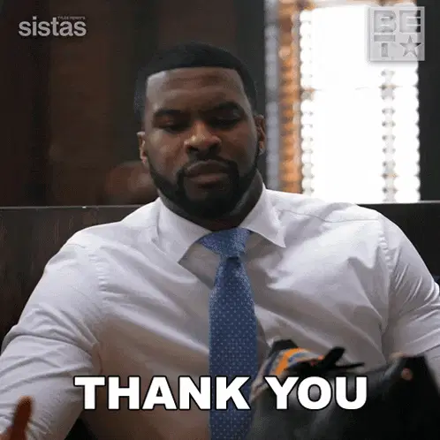 Tony King Says Thank You on Sistas