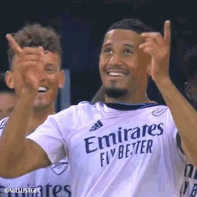 William Saliba Celebration