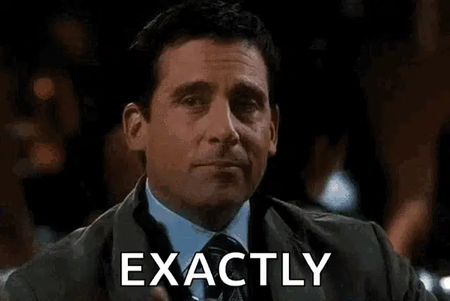 Michael Scott's Exactly Look