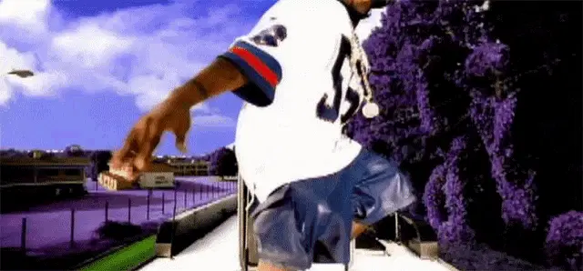 Big Boi Train Surfing with a Smile