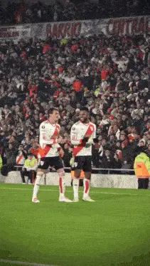 Borja & Fonseca Celebrate for River Plate