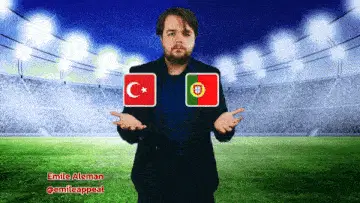 Emile Aleman: Turkey vs Portugal Euro 2024