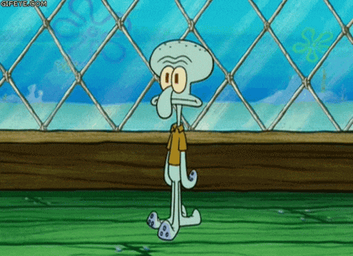 Squidward Throws Away His Brain