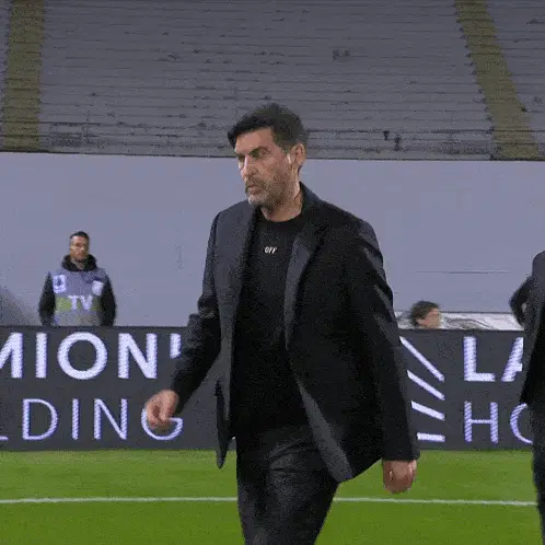 Paulo Fonseca on the Pitch