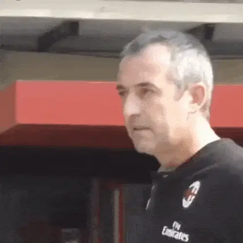 Marco Giampaolo at Milanello Serie A