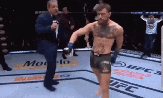 Conor McGregor in the UFC Octagon