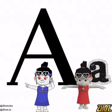 Zhotcita's A Aa Alphabet Fun