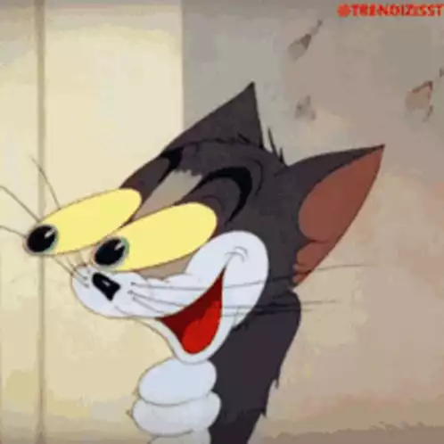 Tom Cat's Excited Heart Eyes