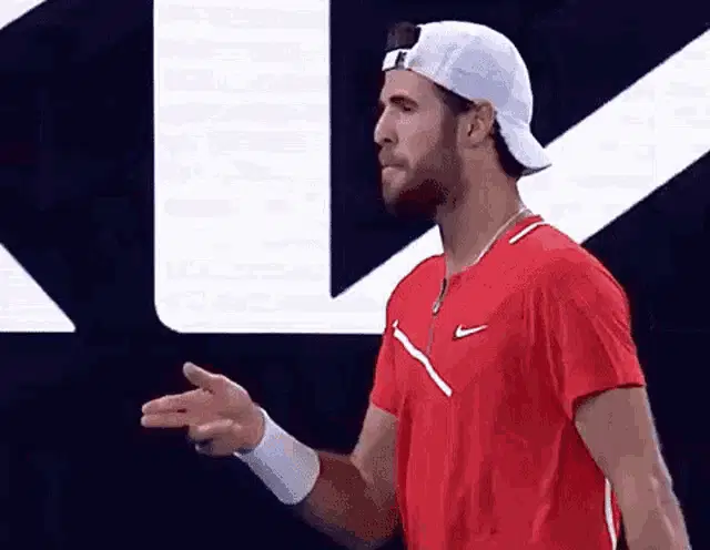 Karen Khachanov Points on Tennis Court