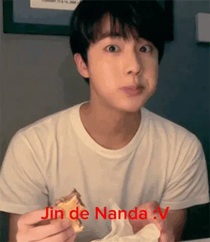 BTS Jin Seokjin Eating Funny - Jin de Nanda