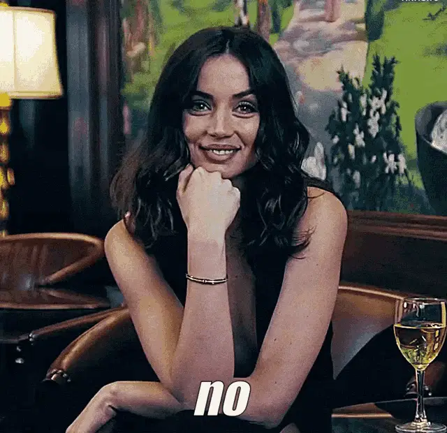 Ana De Armas Says No